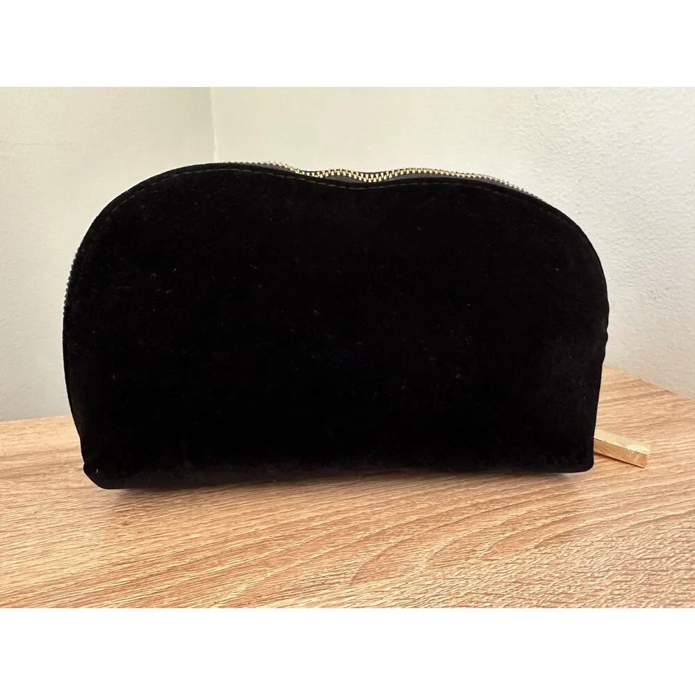 Dolce & Gabbana The One Cosmetic Pouch Travel Makeup Bag Beauty Black Velvet